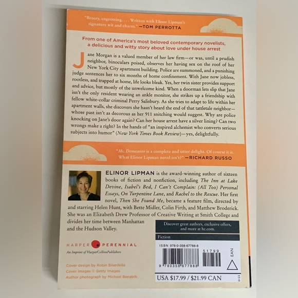 MS. DEMEANOR by Elinor Lipman Paperback Book - Picture 4 of 5